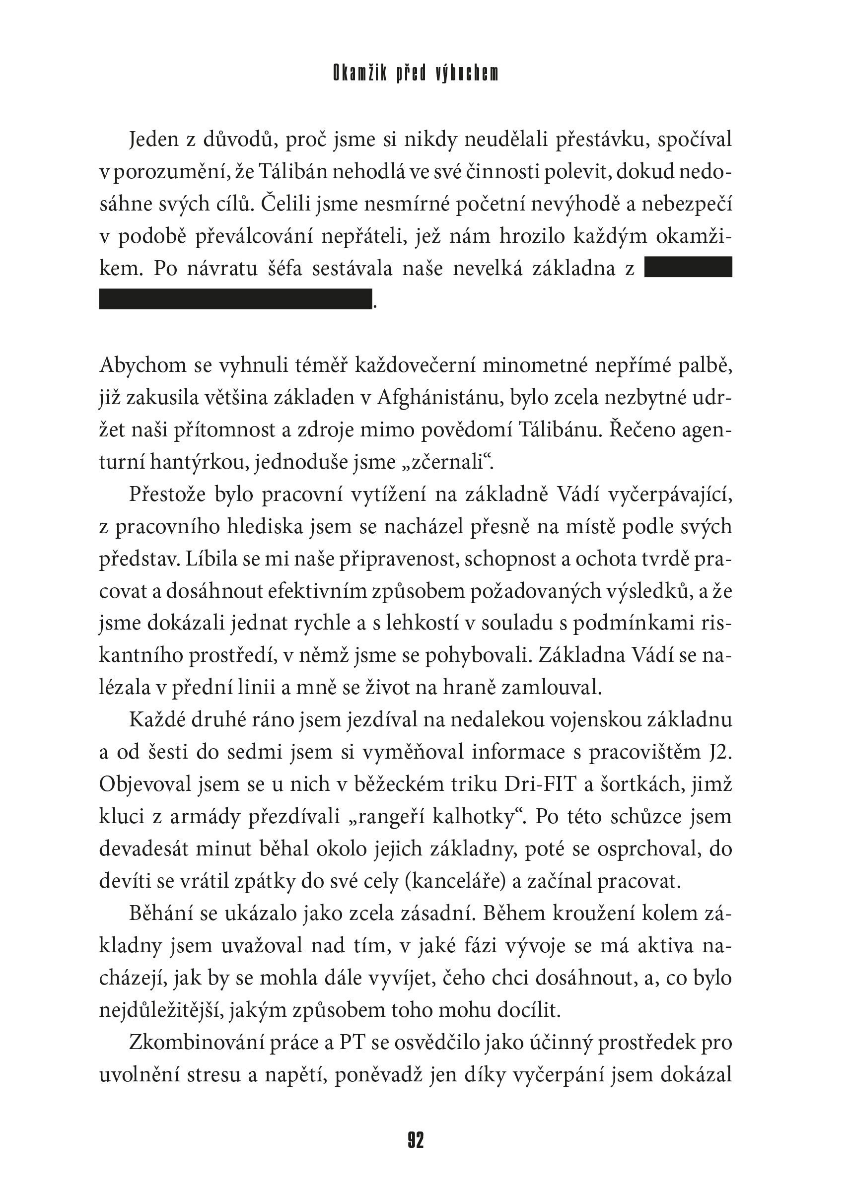 Okamžik před výbuchem