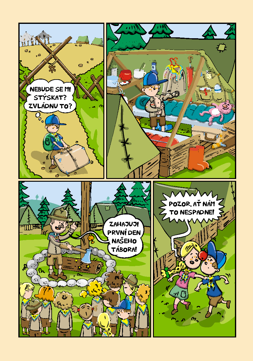 Zápisník pro malé skauty