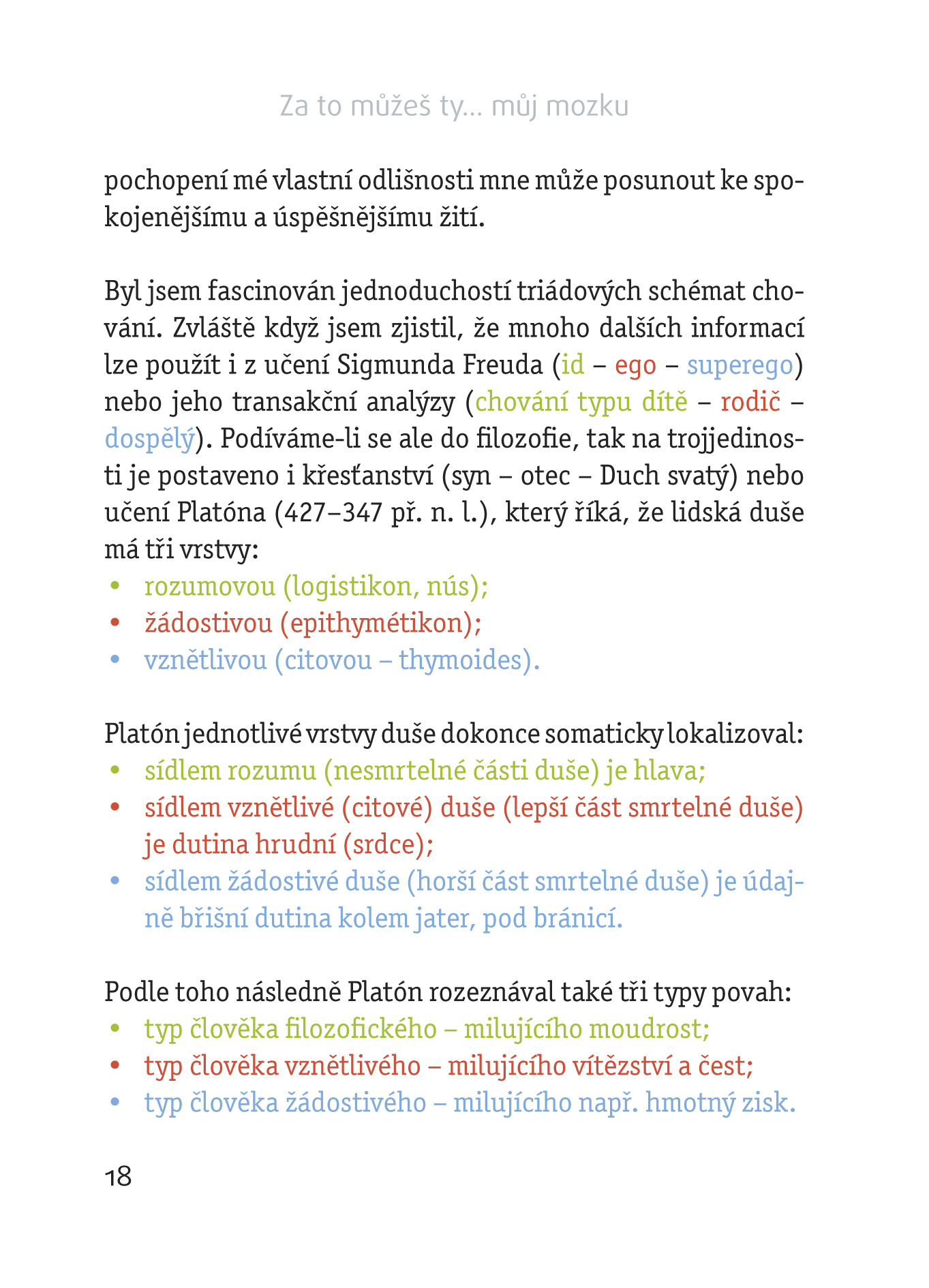 Za to můžeš ty... můj mozku