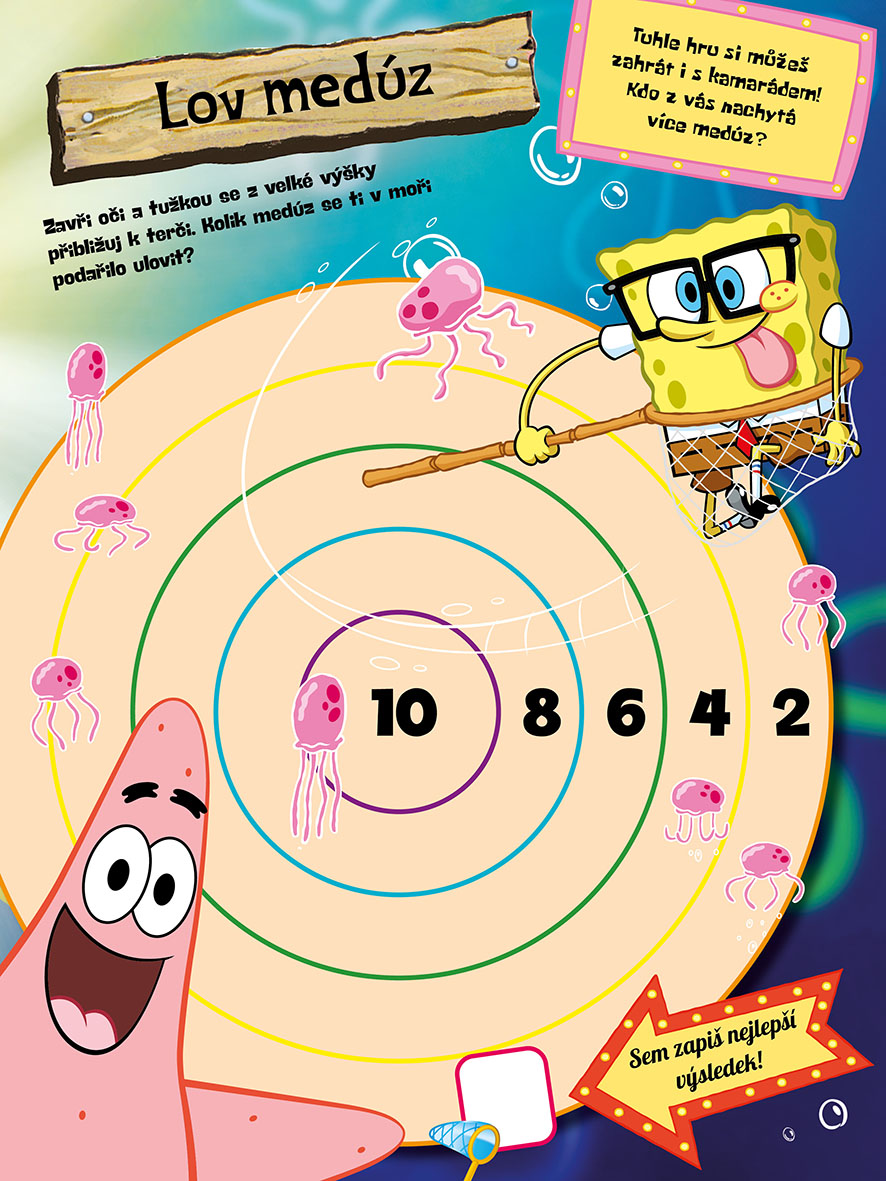 SpongeBob - Knížka plná zábavy