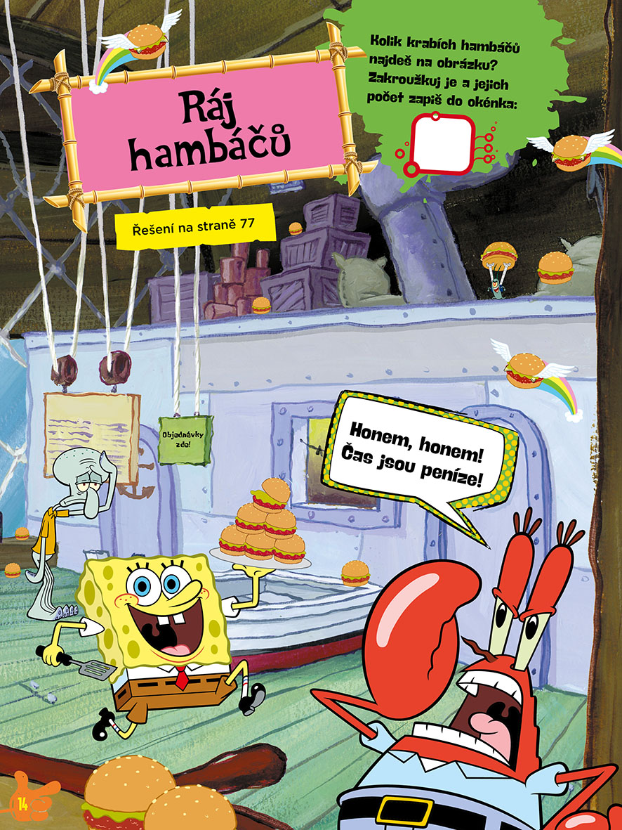 SpongeBob - Knížka plná zábavy