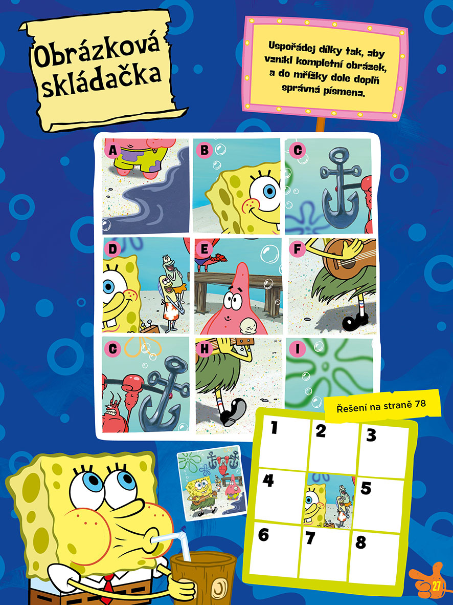 SpongeBob - Knížka plná zábavy
