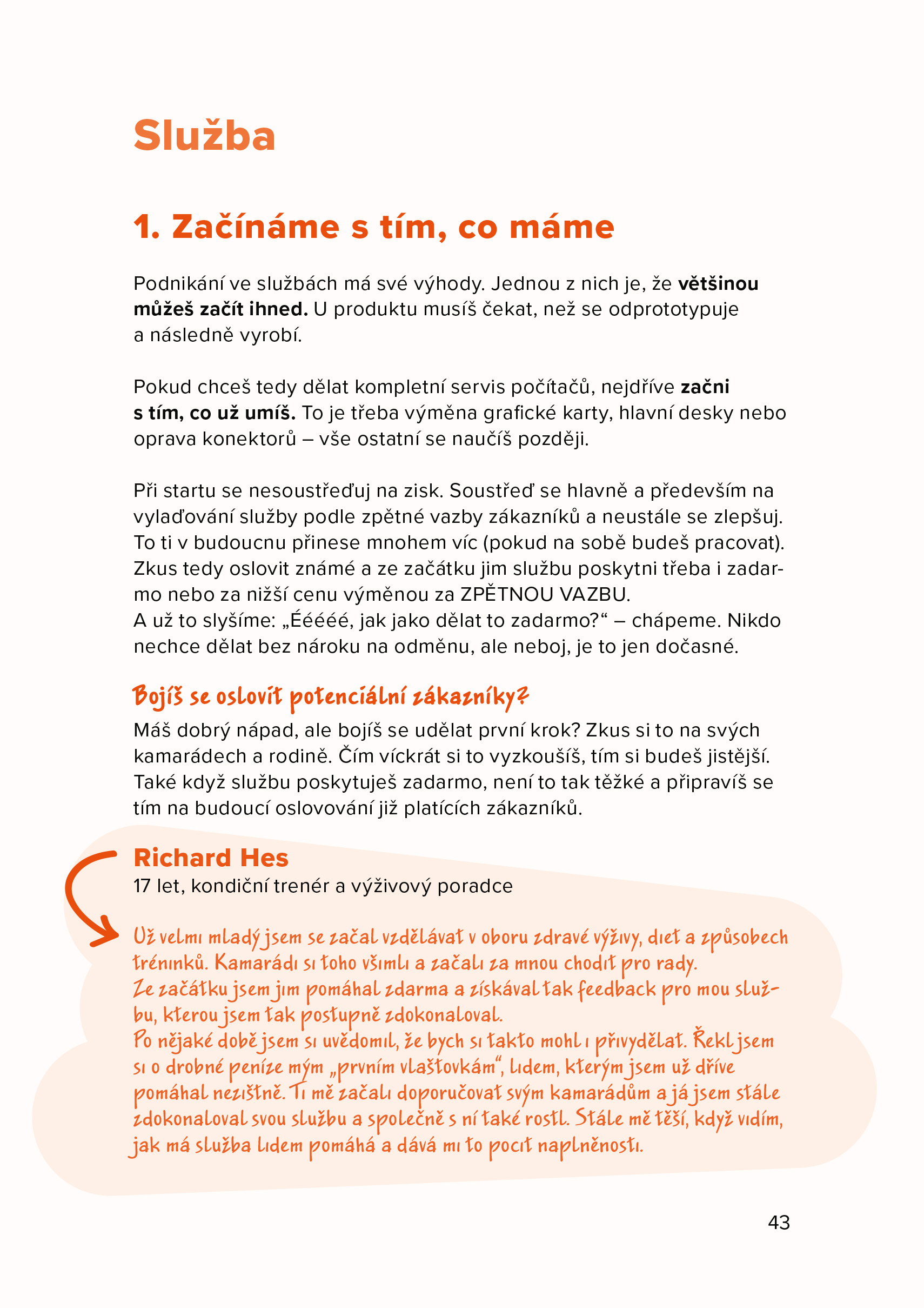 Podnikání z lavice