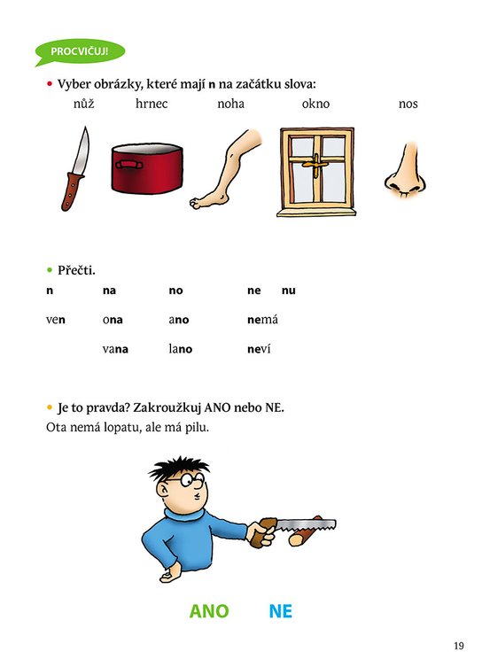 Neposedná písmenka – První čtení pro prvňáčky