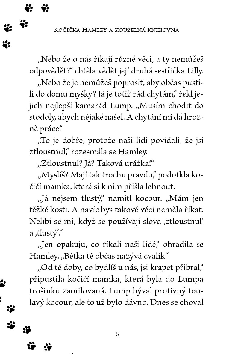 Kočička Hamley a kouzelná knihovna