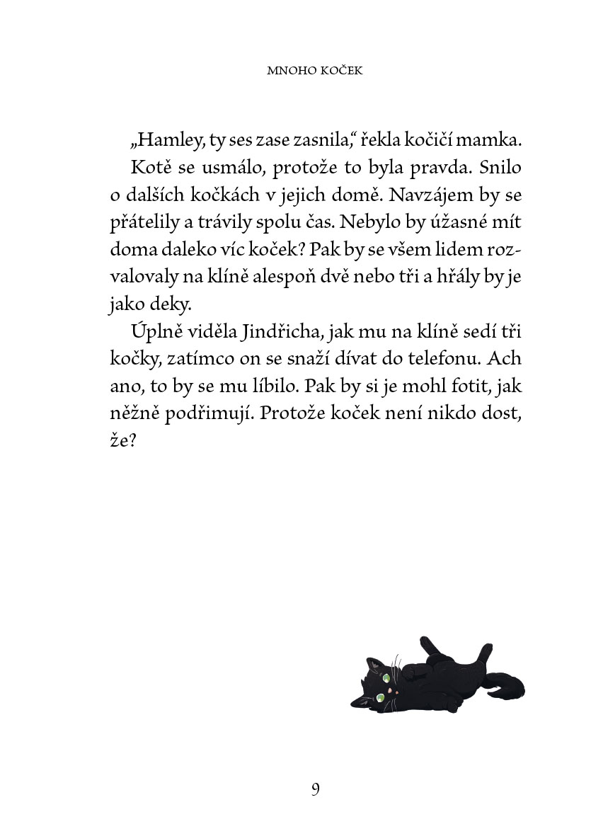 Kočička Hamley a kouzelná knihovna
