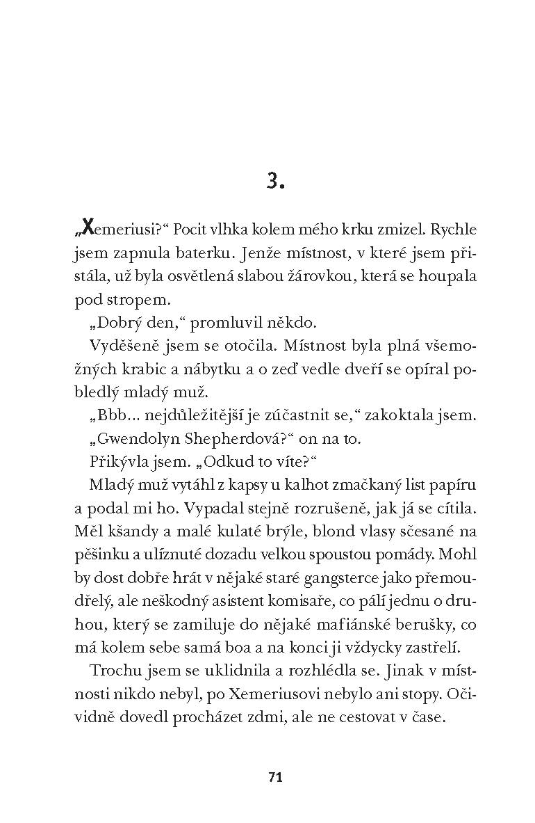 Modrá jako safír