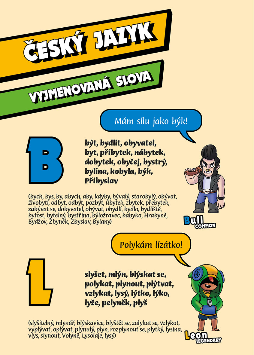 Školní zápisník pro Brawlstarsáky