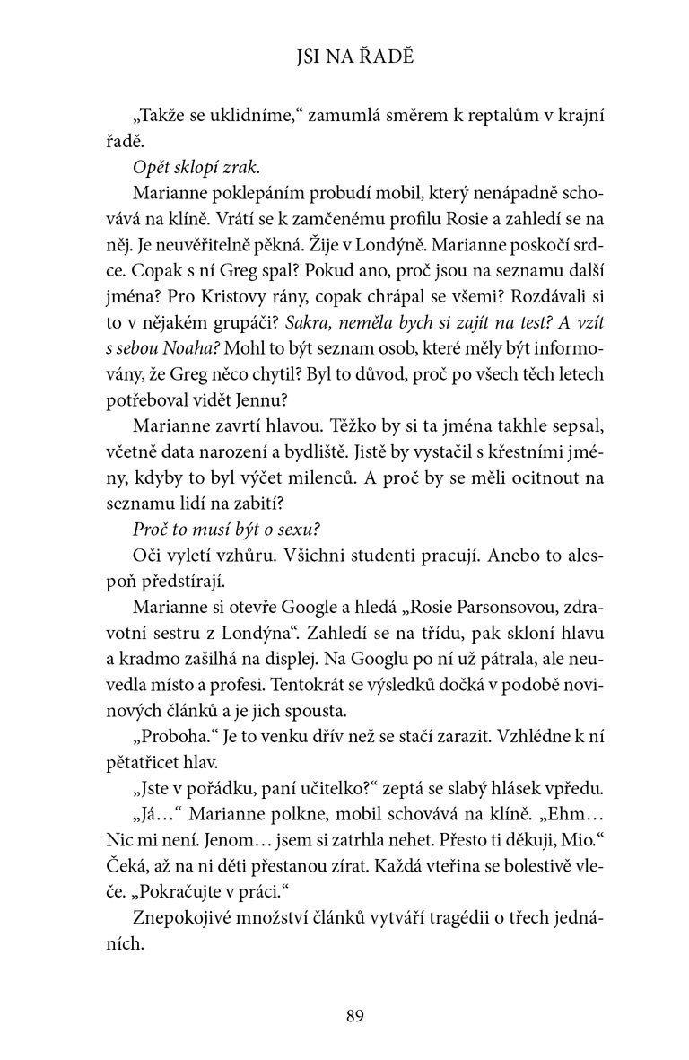 Jsi na řadě