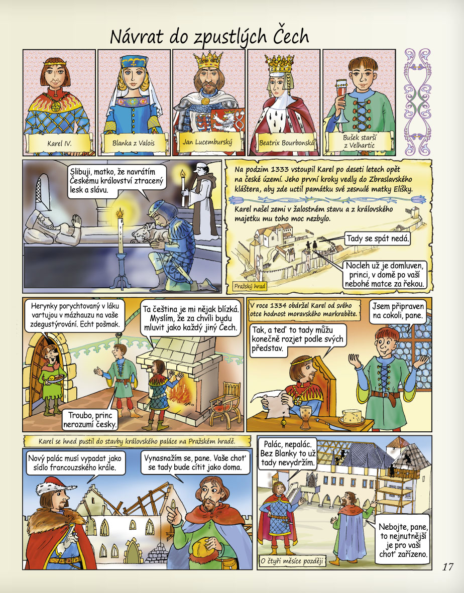 Obrázkové čtení - Karel IV.