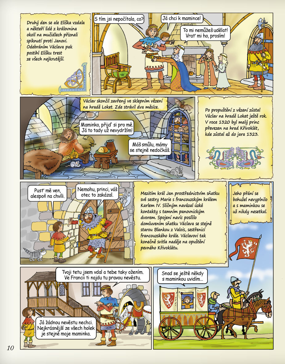 Obrázkové čtení - Karel IV.