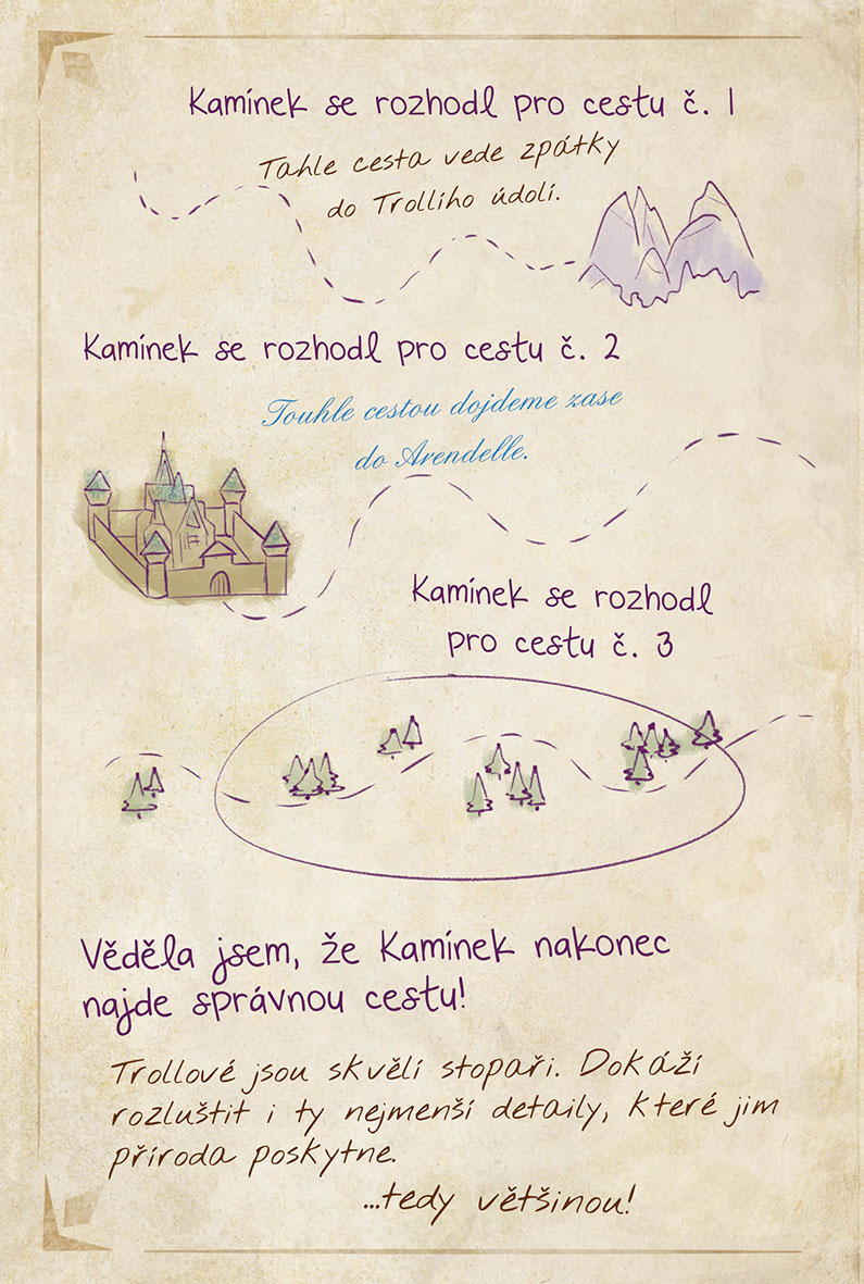 Ledové království Polární záře Cestovní deník