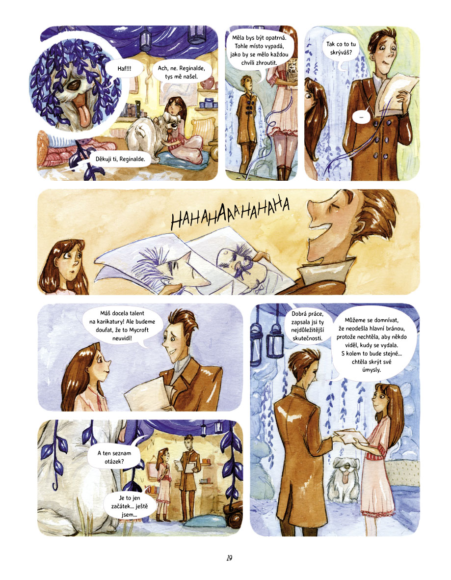 Enola Holmesová - Případ pohřešovaného markýze (komiks)