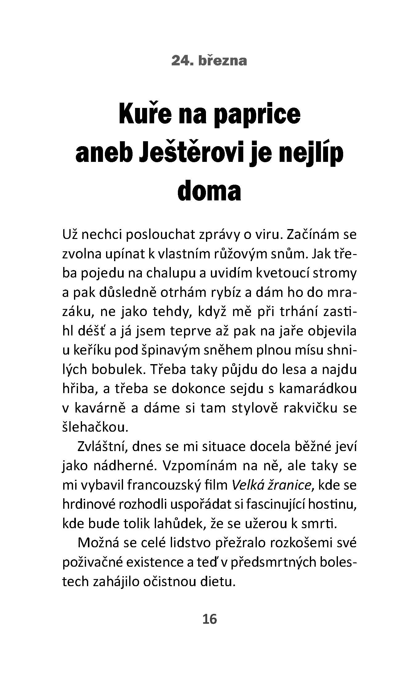 Zážitky z karantény