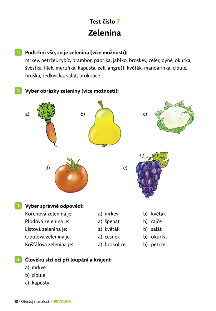 Otestuj si znalosti – Prvouka pro 2. třídu