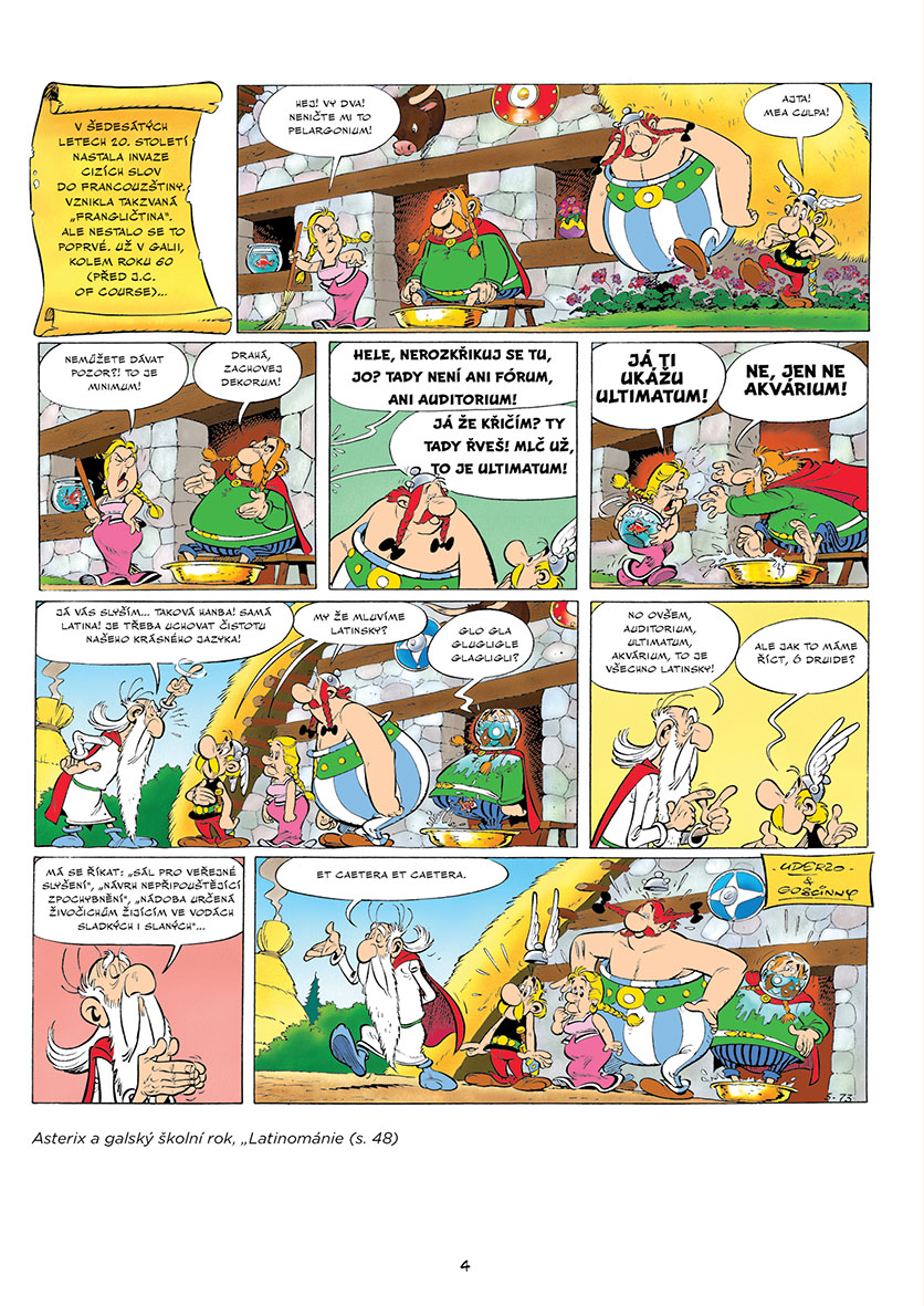 Asterix - Latinské citáty a jejich výklad