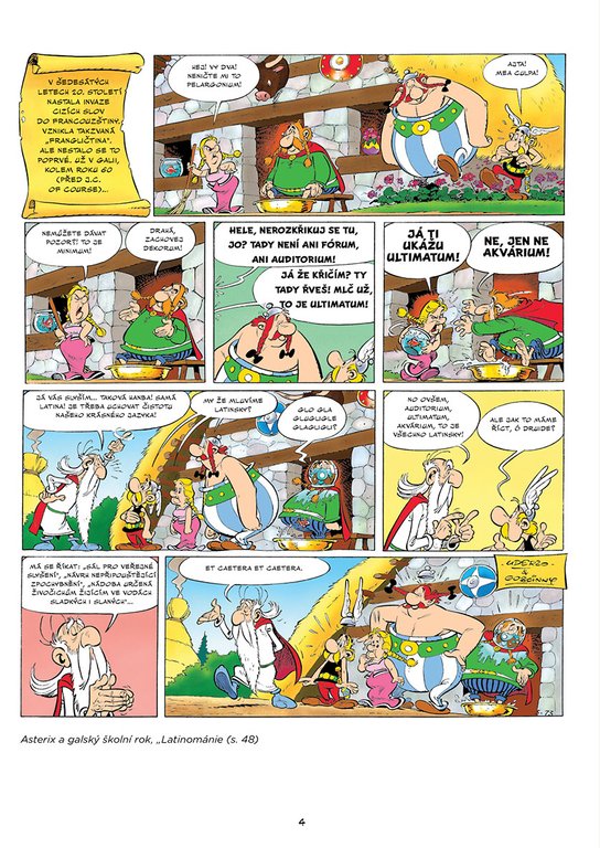 Asterix - Latinské citáty a jejich výklad
