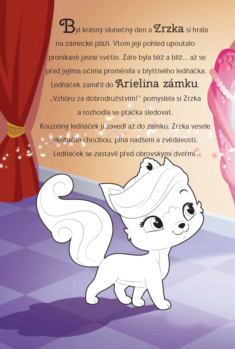 Pelíškov - Příběhy palácových mazlíčků - Vybarvuj, čti si, nalepuj