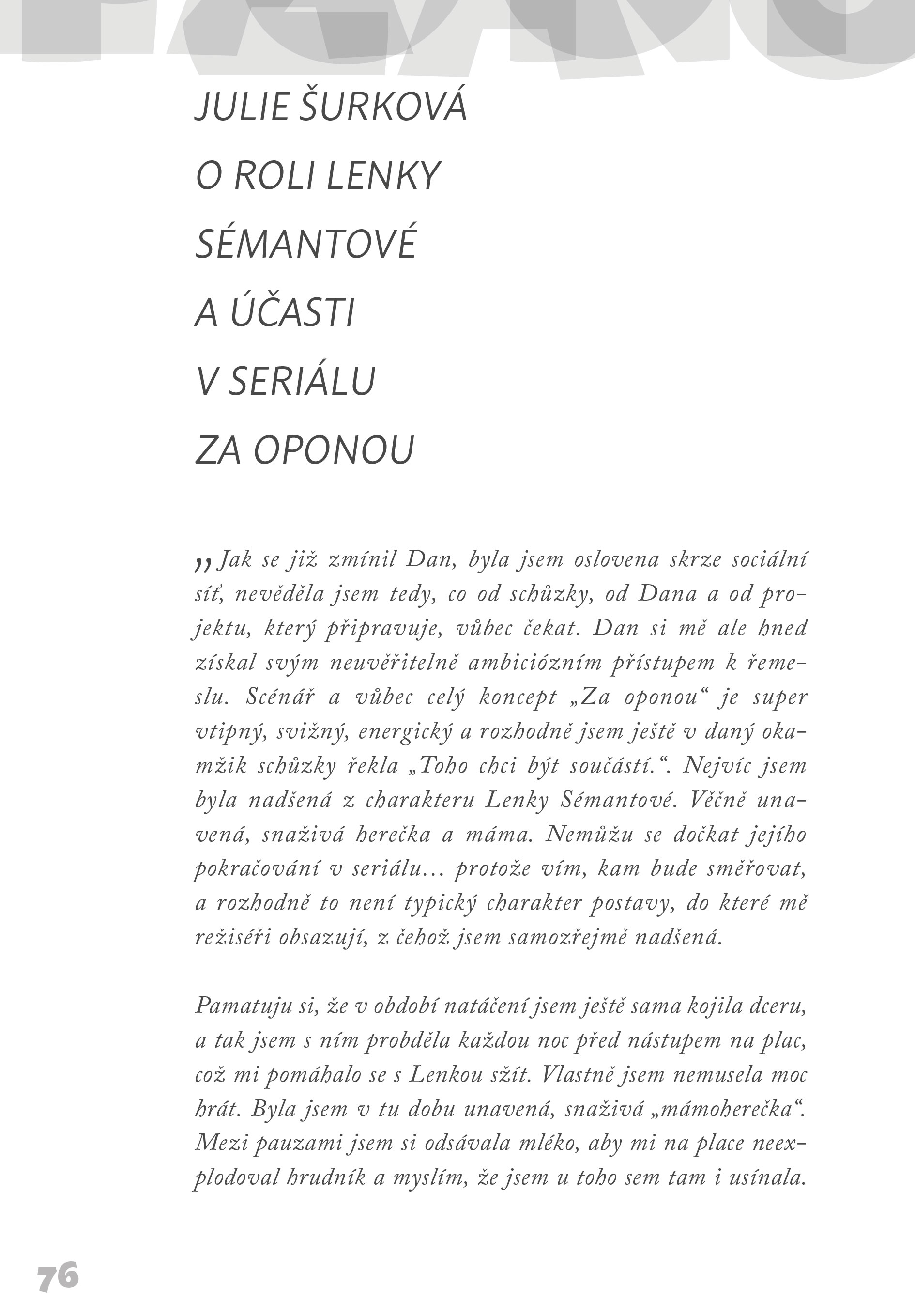 Za oponou