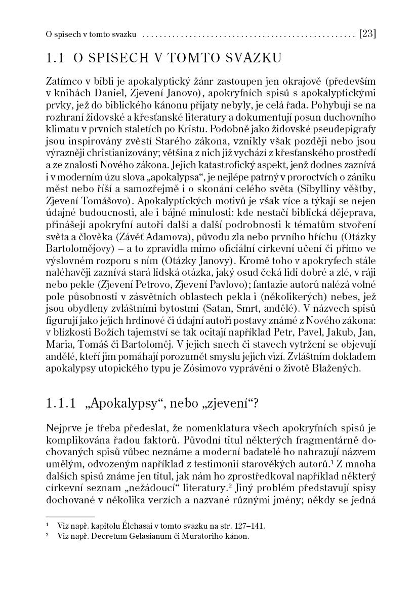 Proroctví a apokalypsy. Novozákonní apokryfy III.