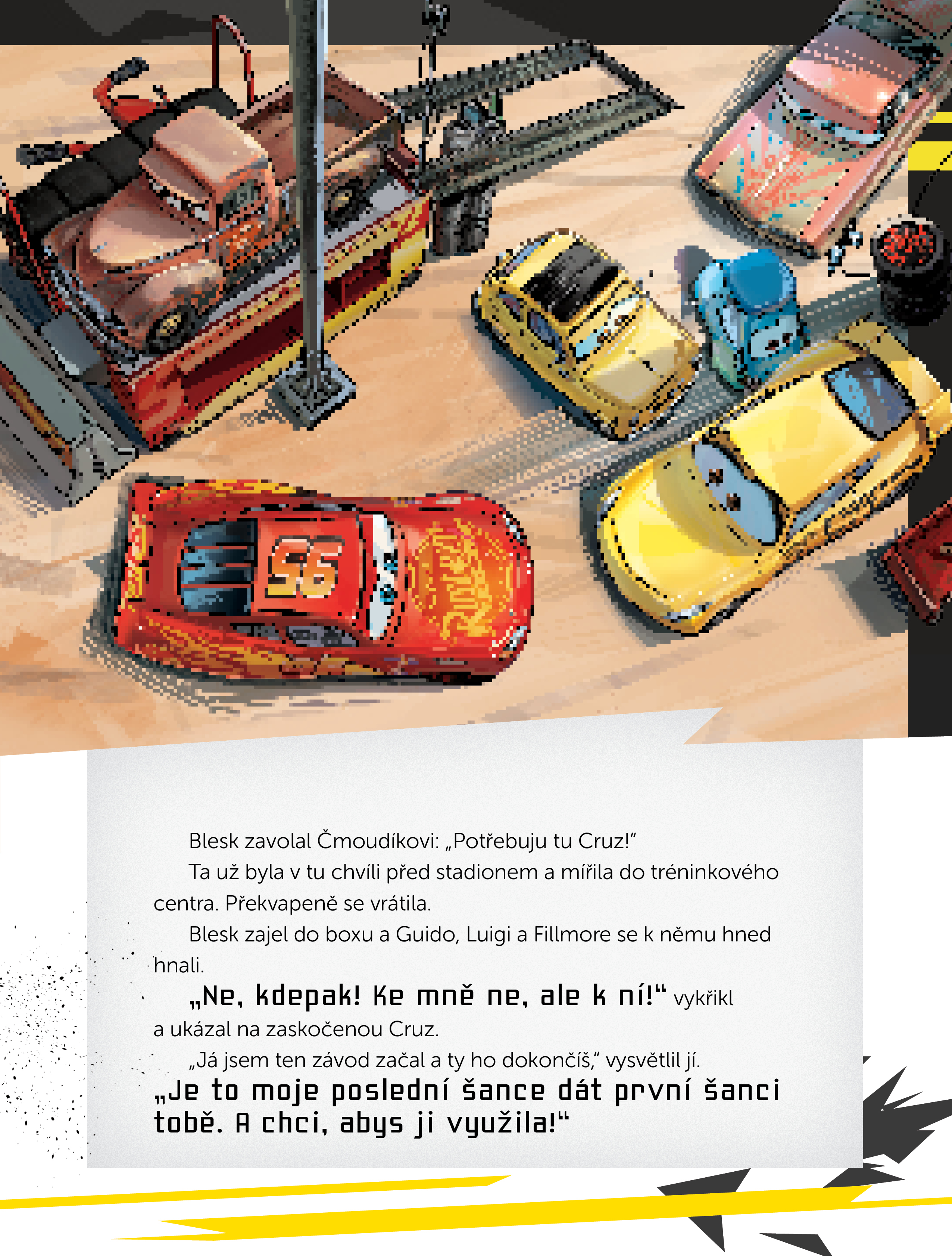 Auta 3 - Kniha s modelem