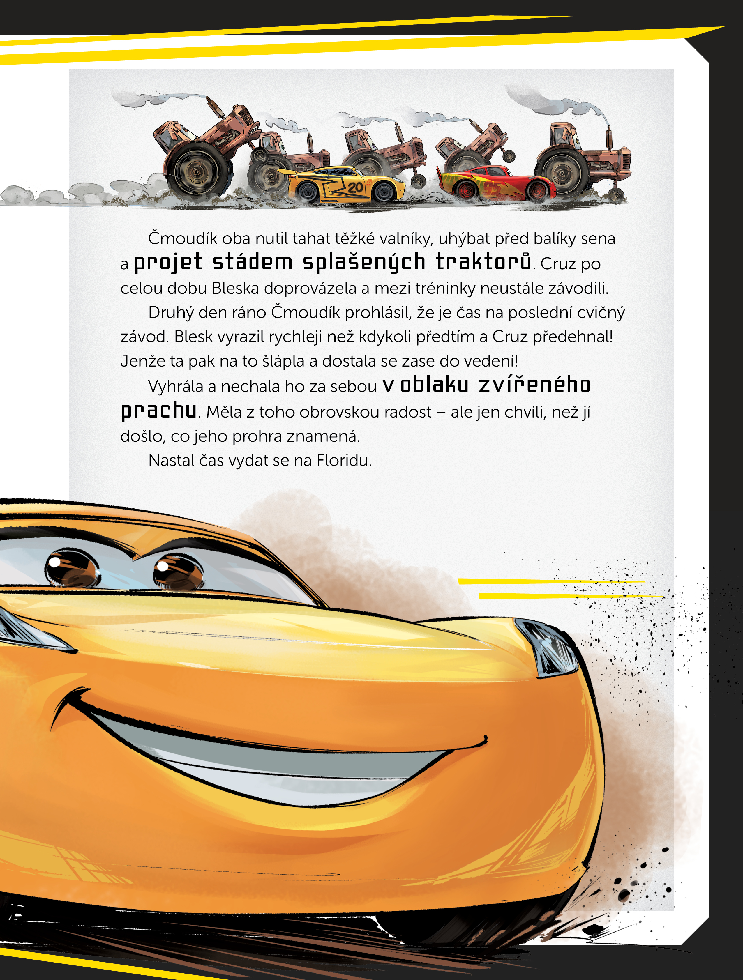 Auta 3 - Kniha s modelem