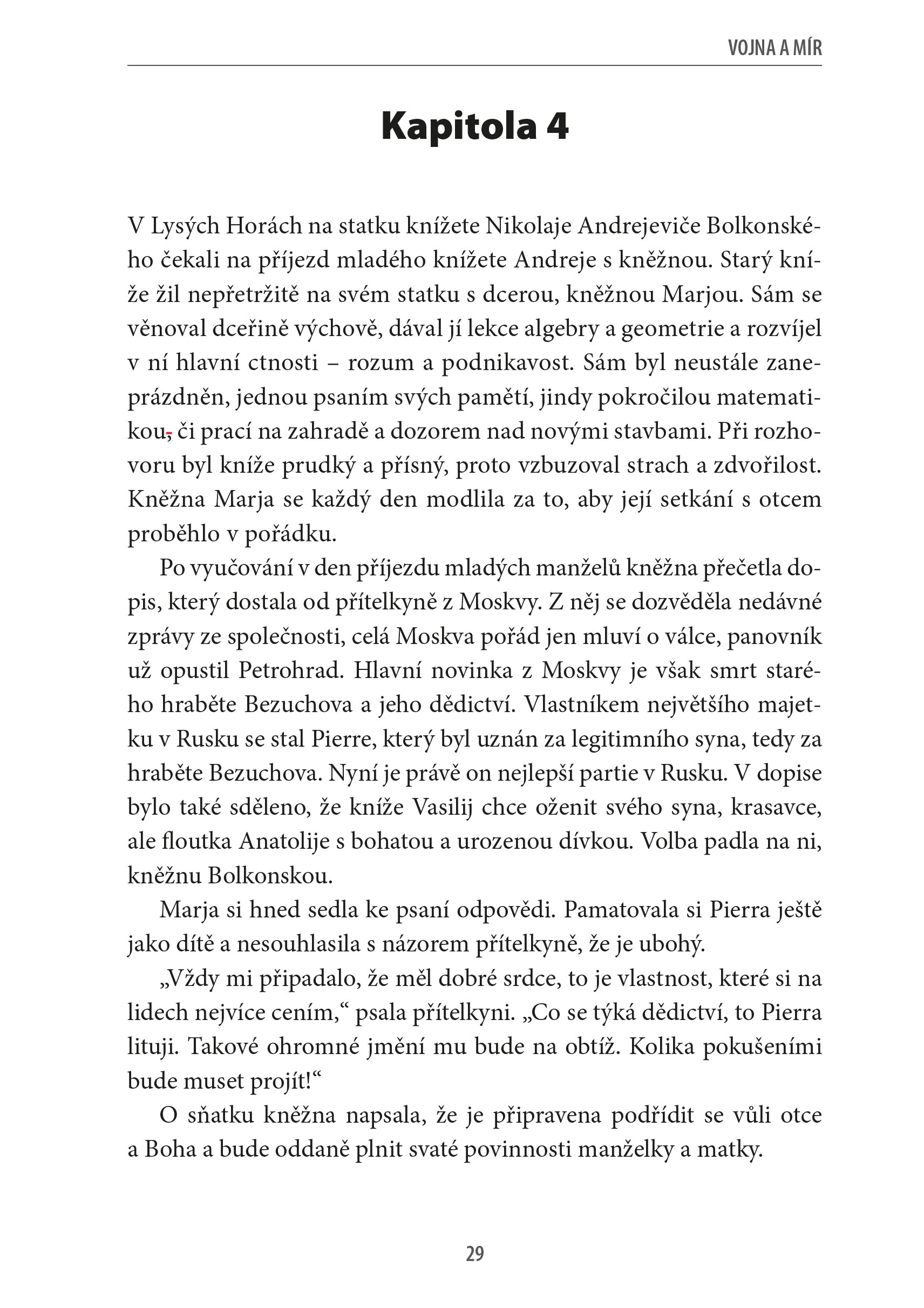 Vojna a mír B1/B2