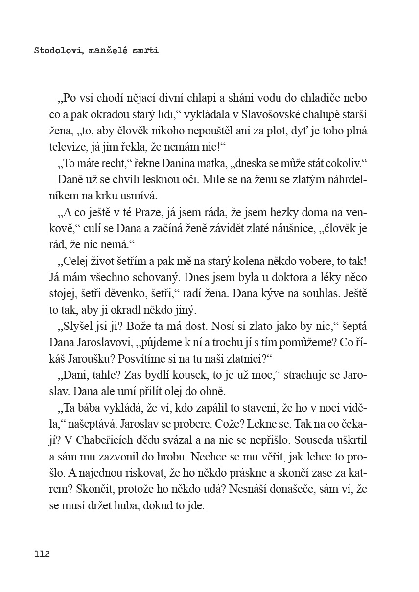 Stodolovi: manželé smrti