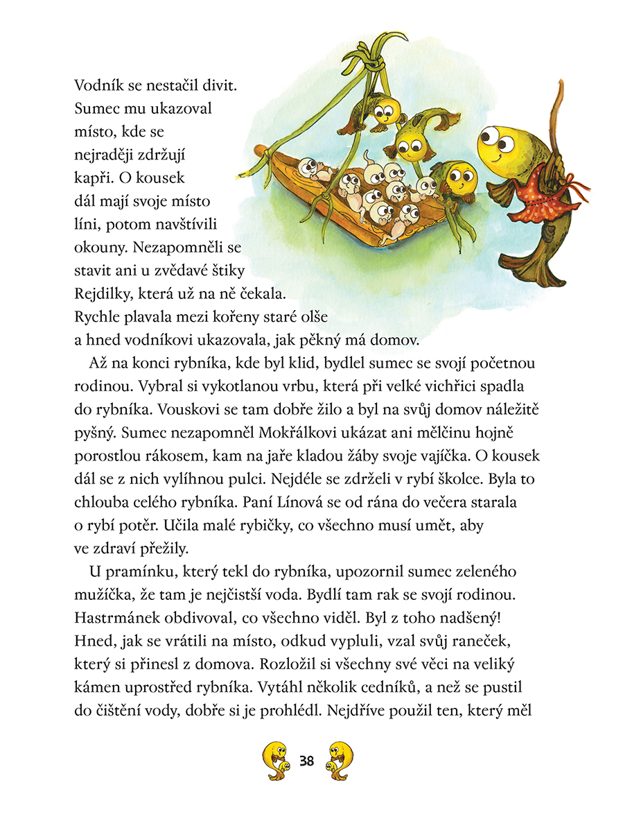Vodník Mokřálek a zlatá šupinka