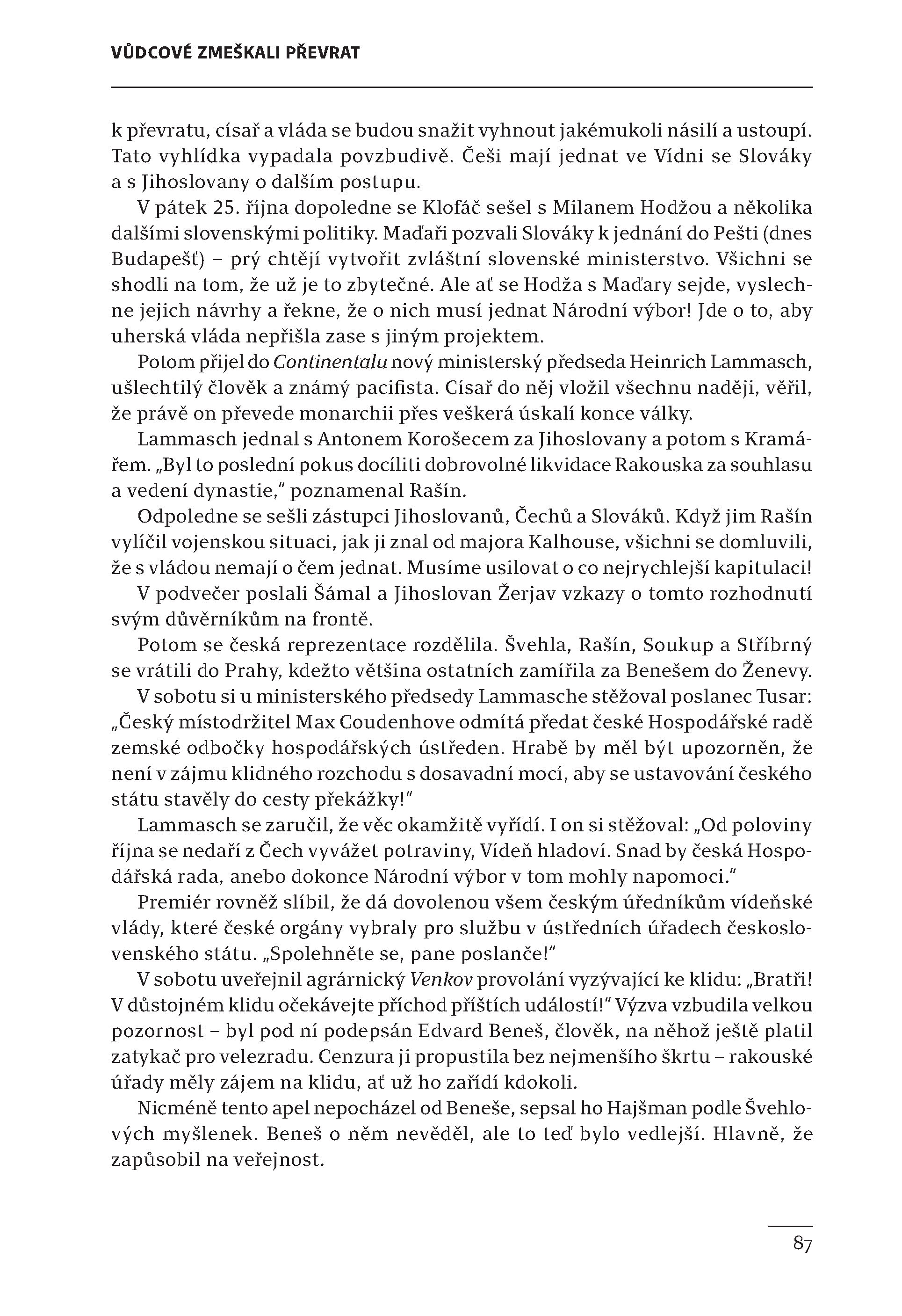 Osudové okamžiky Československa