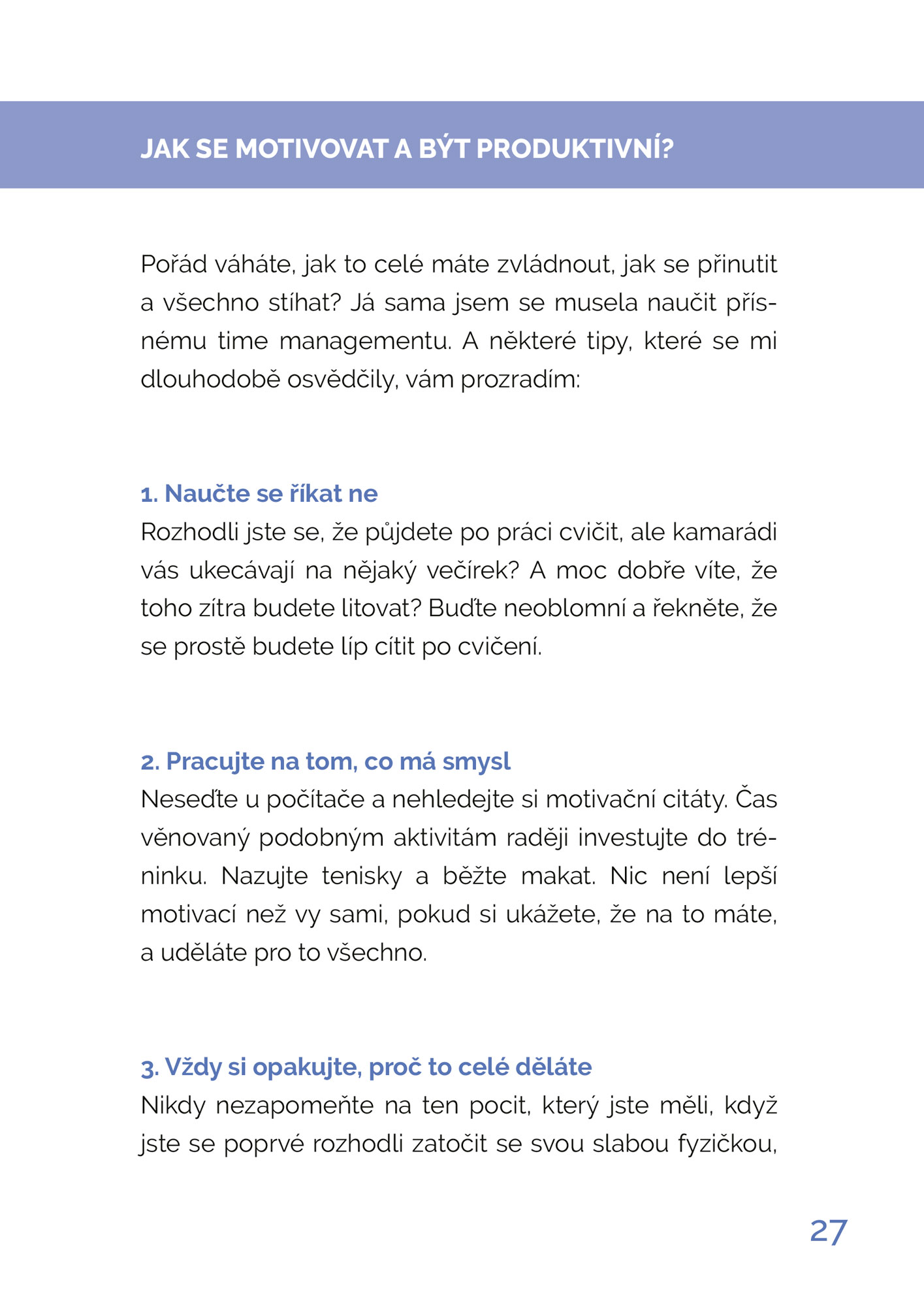 První a poslední fitness kniha