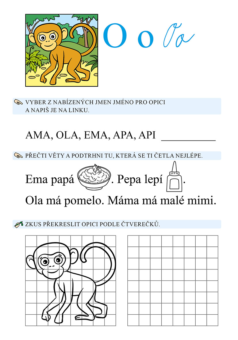 Domácí procvičování - čeština pro prvňáčky