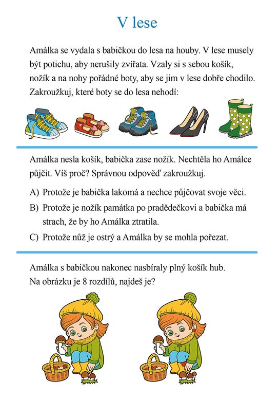 Domácí procvičování - čeština pro prvňáčky