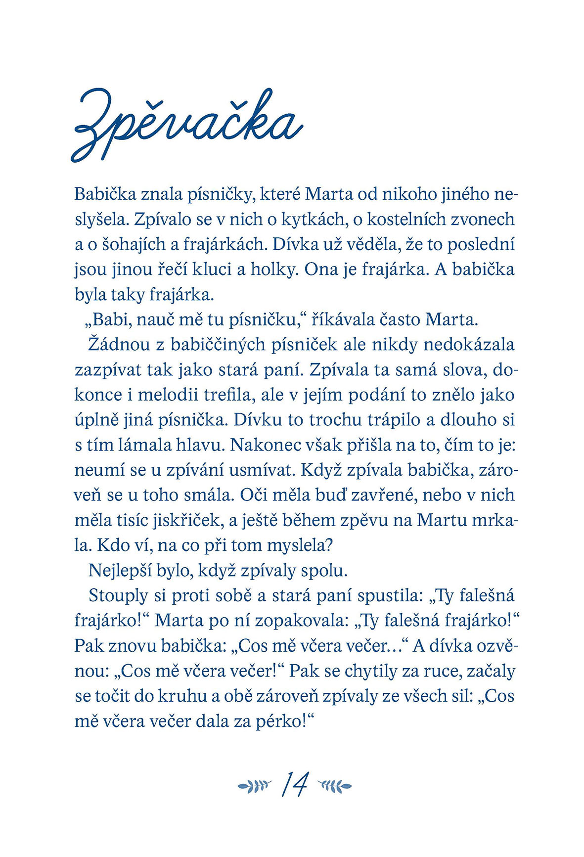 Marta si vzpomíná