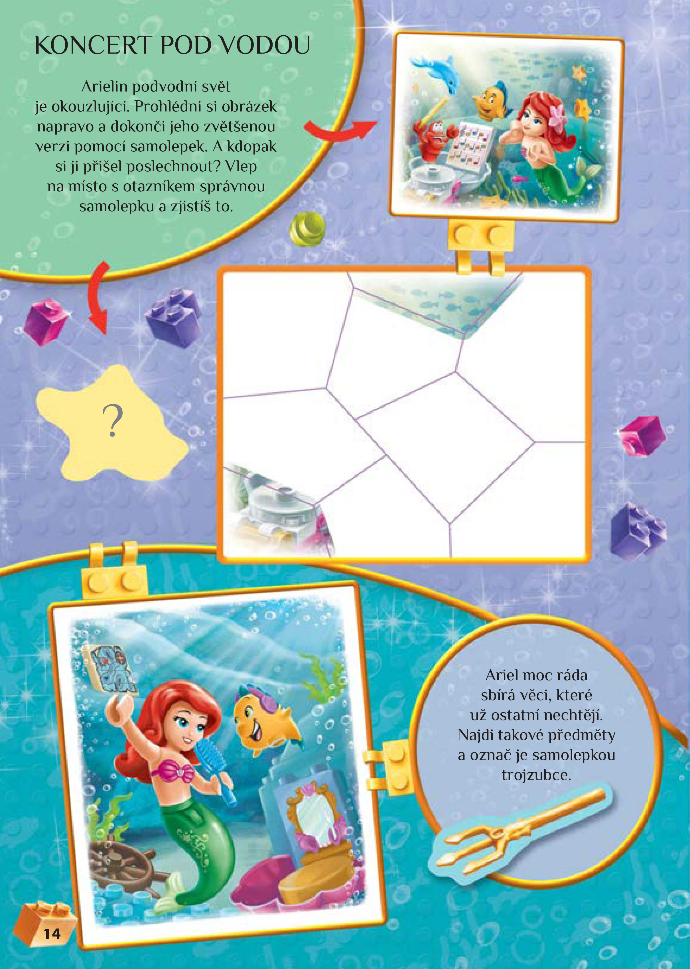 LEGO® Disney Princezna™ Samolepková knížka s aktivitami