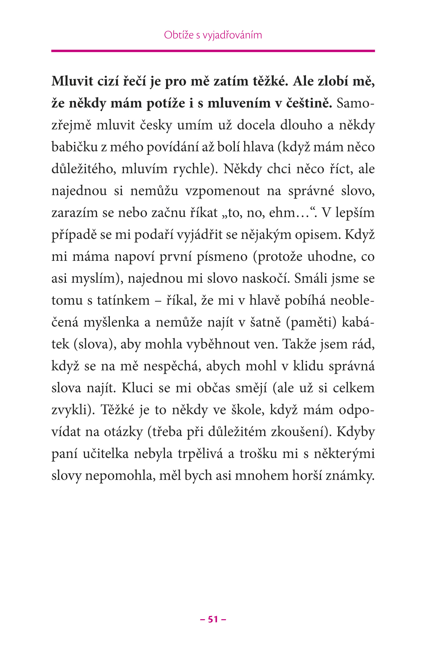 Povím vám o dyslexii