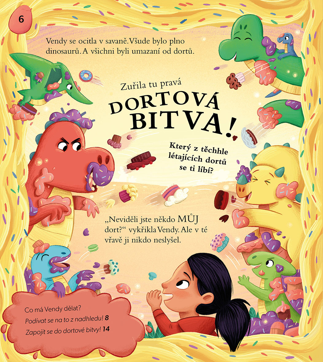 Dokonči příběh - Kam zmizel dort?