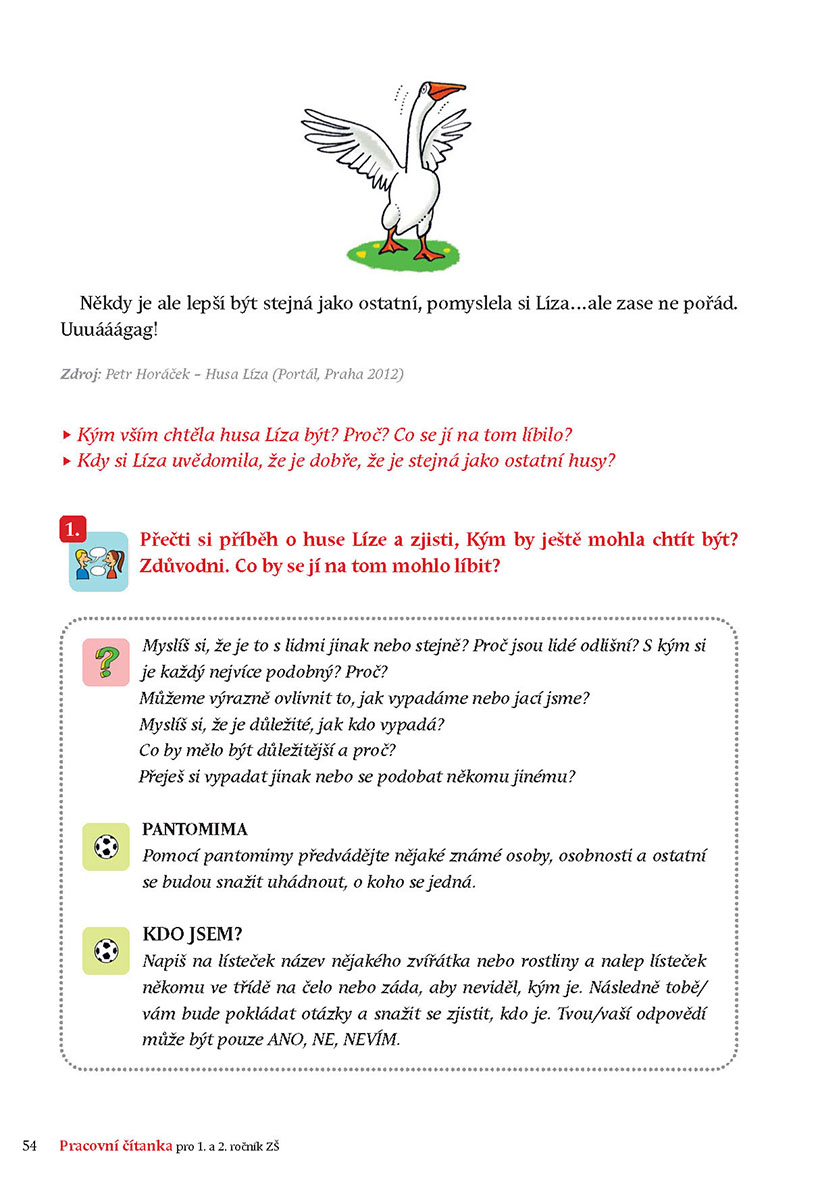 Pracovní čítanka pro 1. a 2. ročník ZŠ