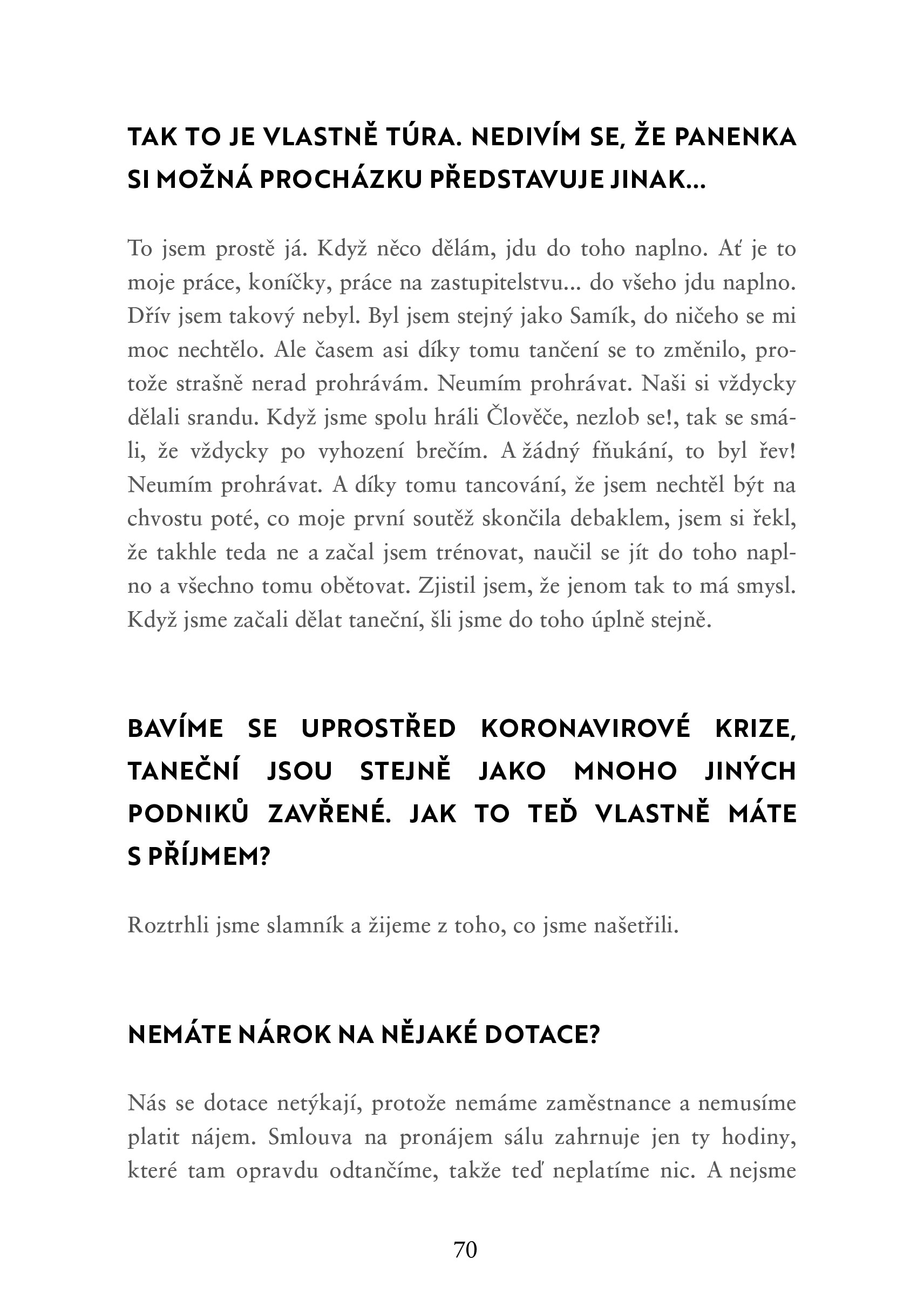 Protančit se životem