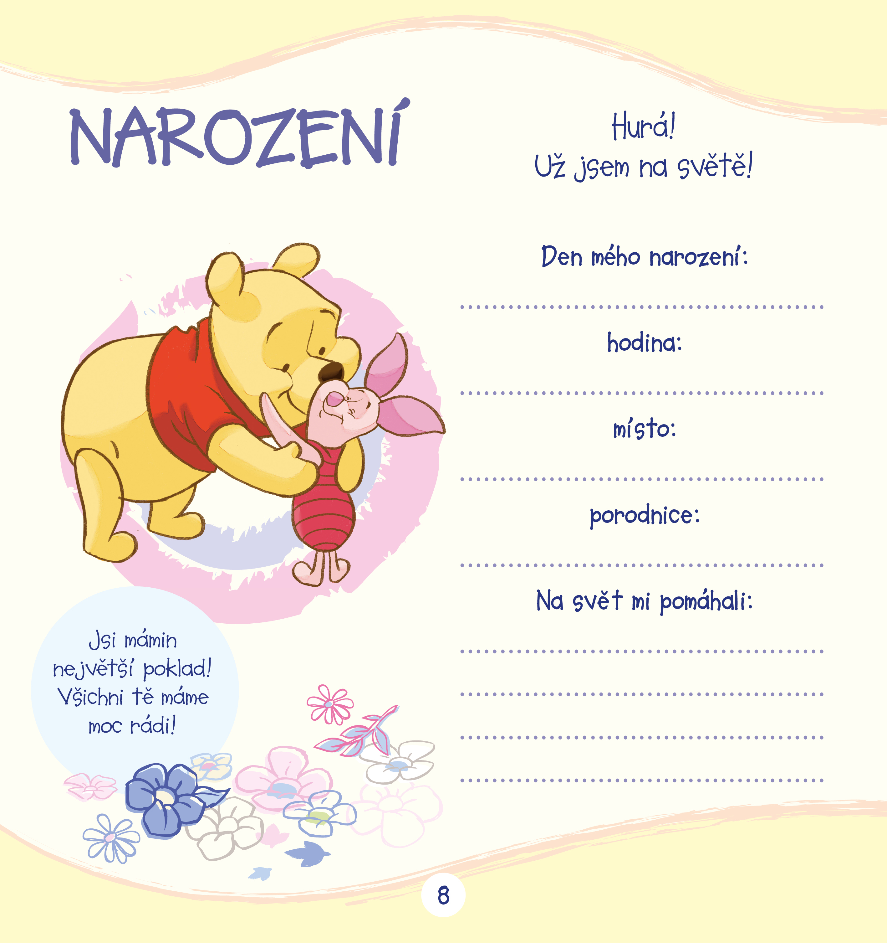 Medvídek Pú Moje první knížka