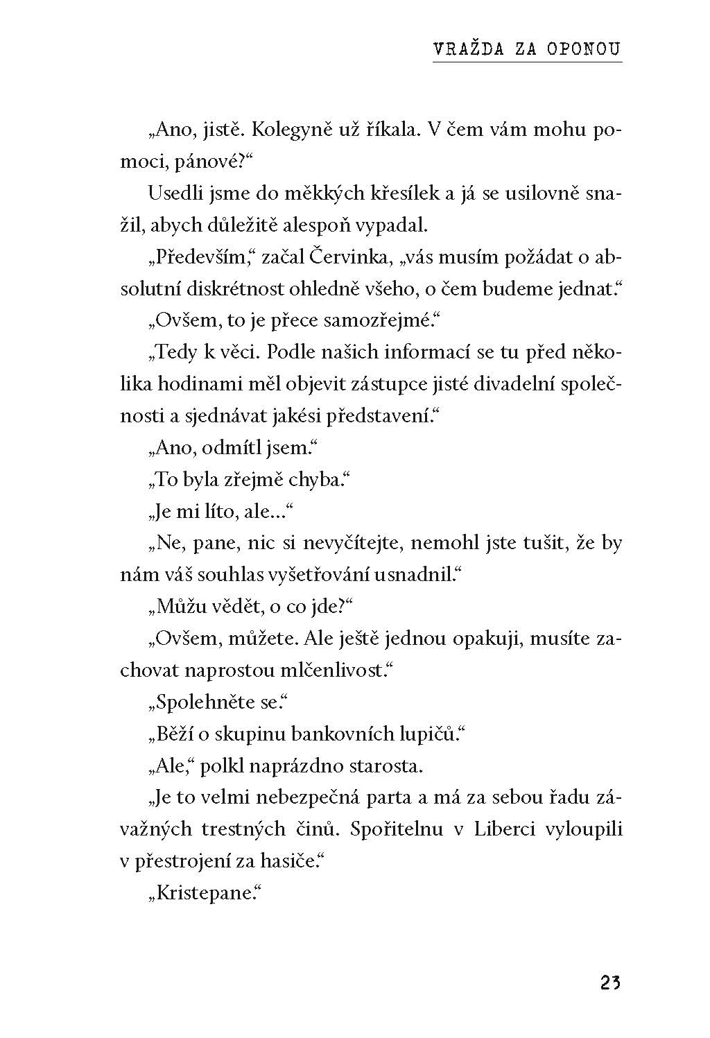 Vražda za oponou