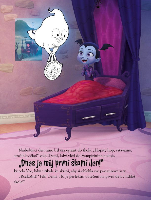 Vampirina - Vybarvuj, čti si, nalepuj