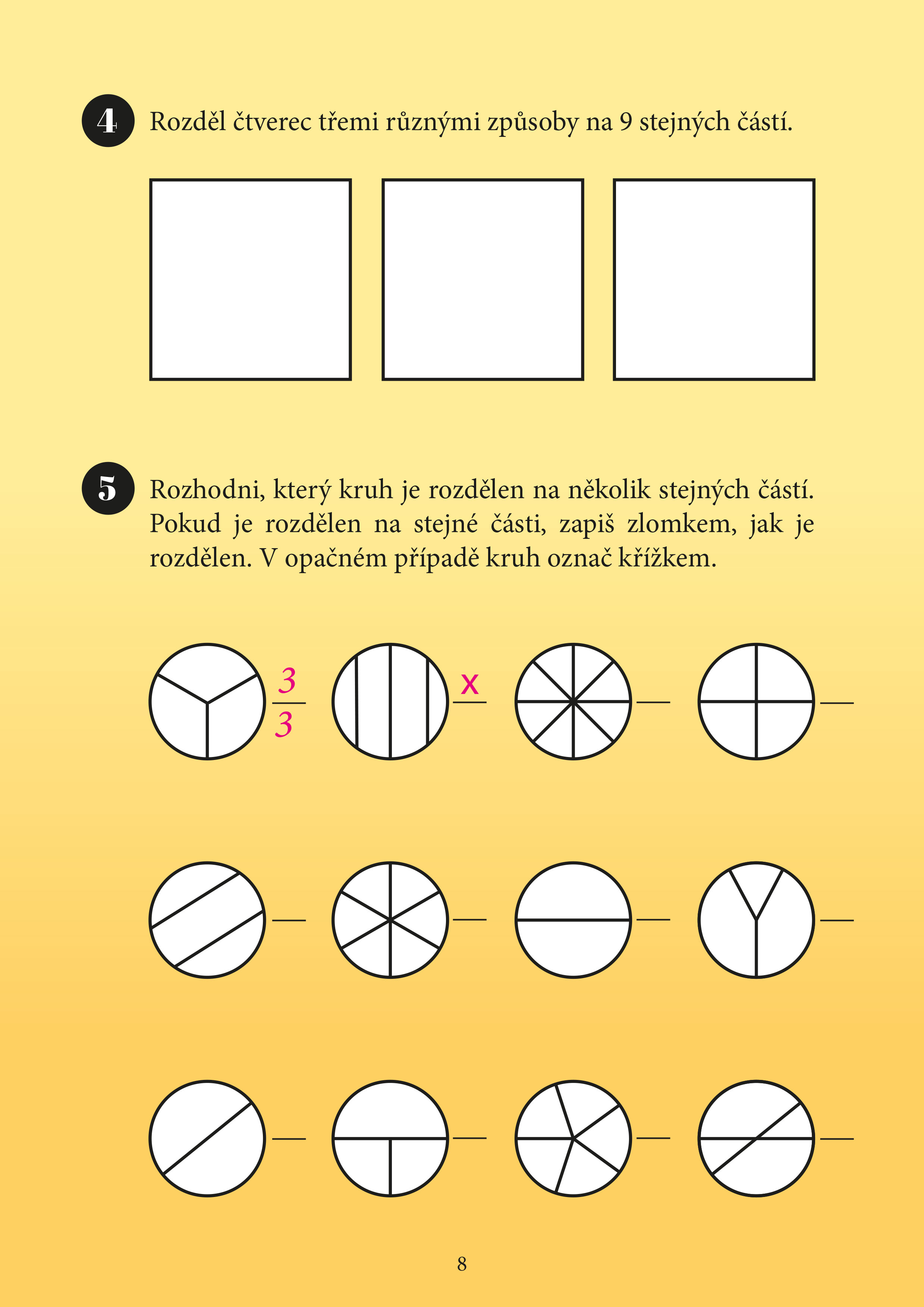 Mami, tati, já těm zlomkům nerozumím - 1 stupeň ZŠ