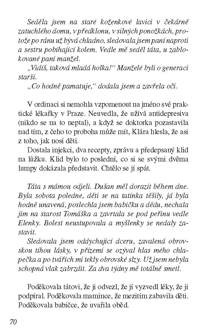 Klára nad propastí