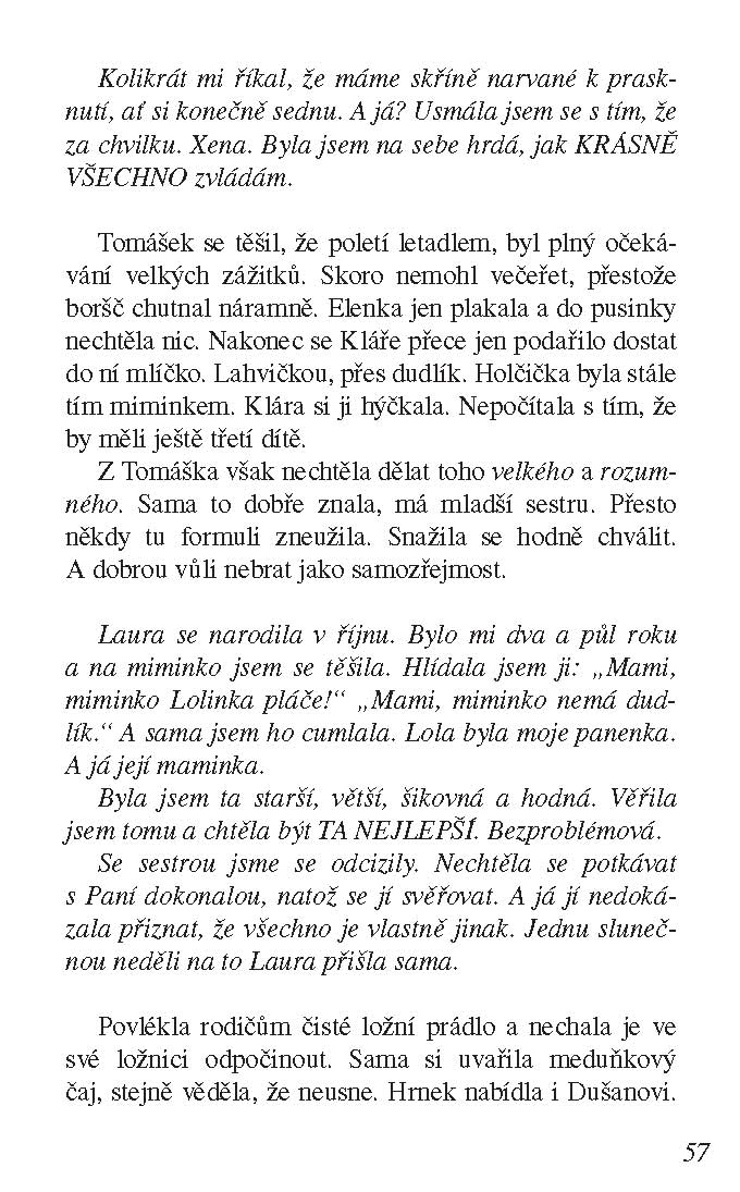 Klára nad propastí