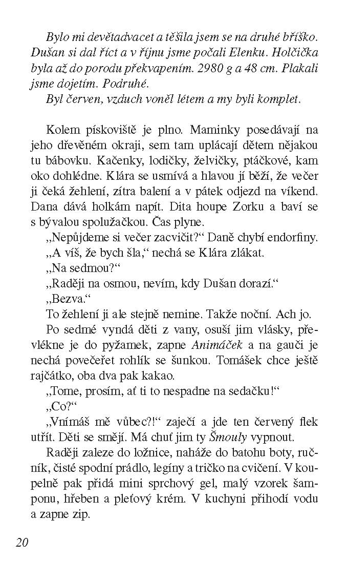 Klára nad propastí