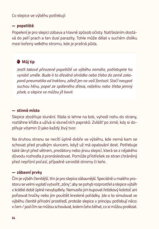 Slepice do města i vesnice
