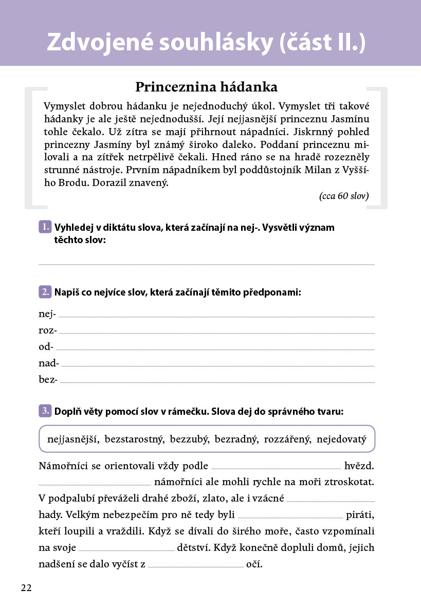 Diktáty trochu jinak pro 5. třídu ZŠ