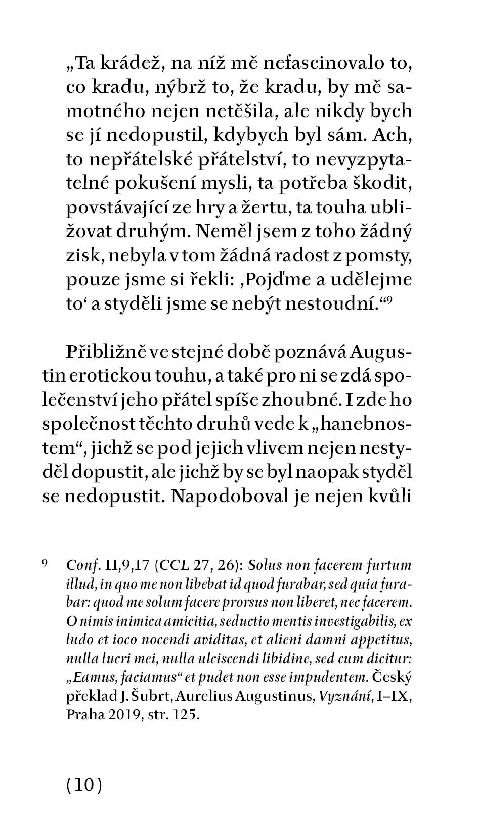 Přátelství v Augustinových Vyznáních