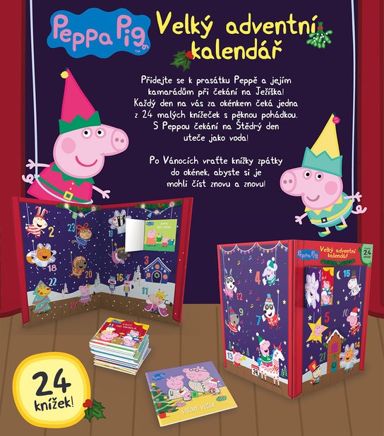 Peppa Pig - Velký adventní kalendář